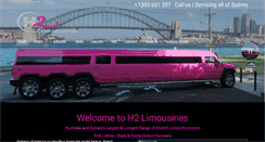 Desktop Screenshot of h2limos.com.au