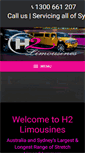 Mobile Screenshot of h2limos.com.au