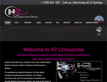 Tablet Screenshot of h2limos.com.au